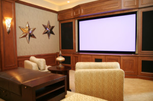 Montville Remodeling Contractors, Ho-Ho-Kus interior remodeling (home theater)